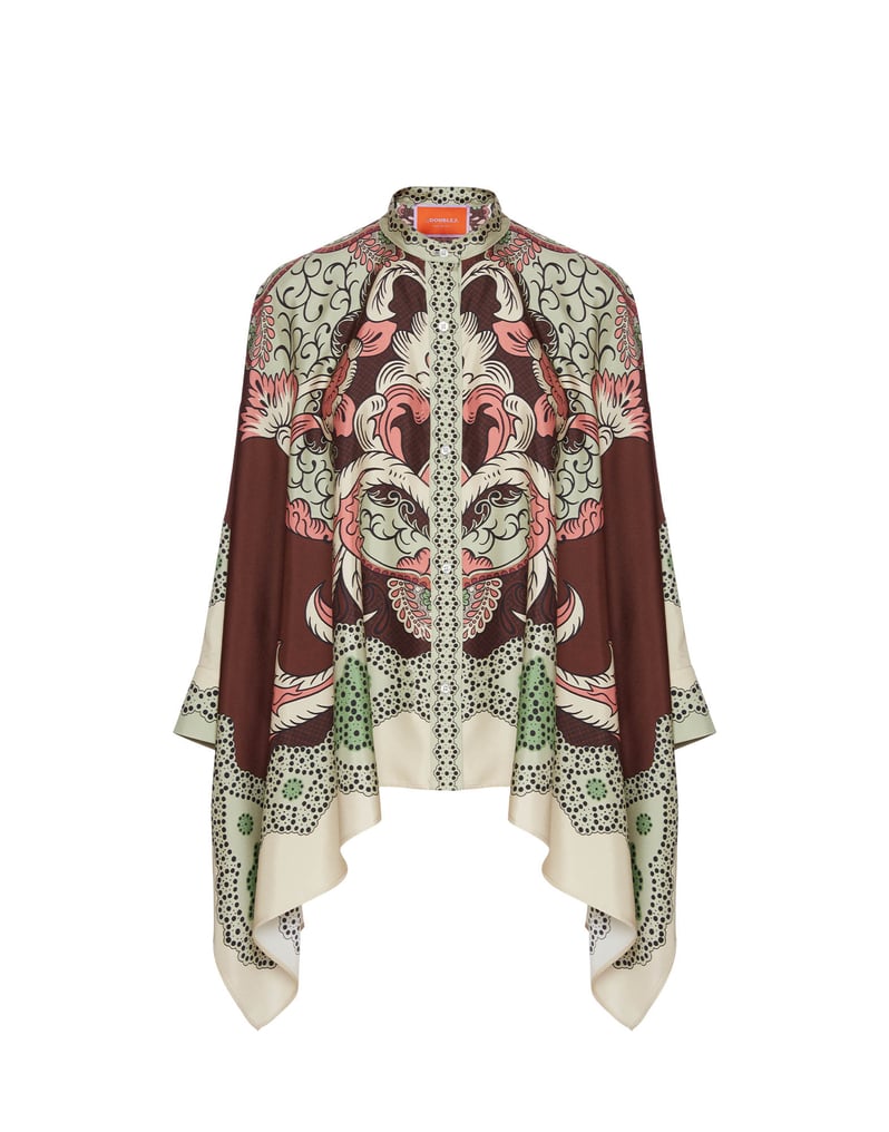 La DoubleJ Foulard Shirt La DoubleJ Foulard Shirt Portal Placée Brown SHI0059SIL006POR02BR11