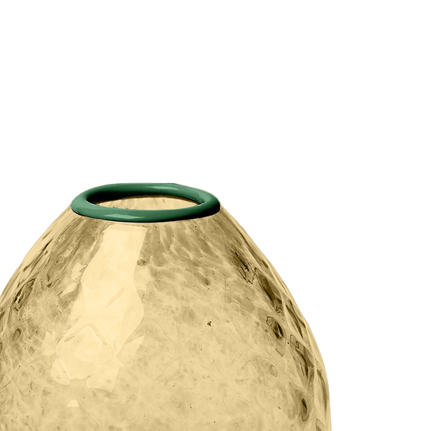 Shop La Doublej Big Egg Vase In Gold