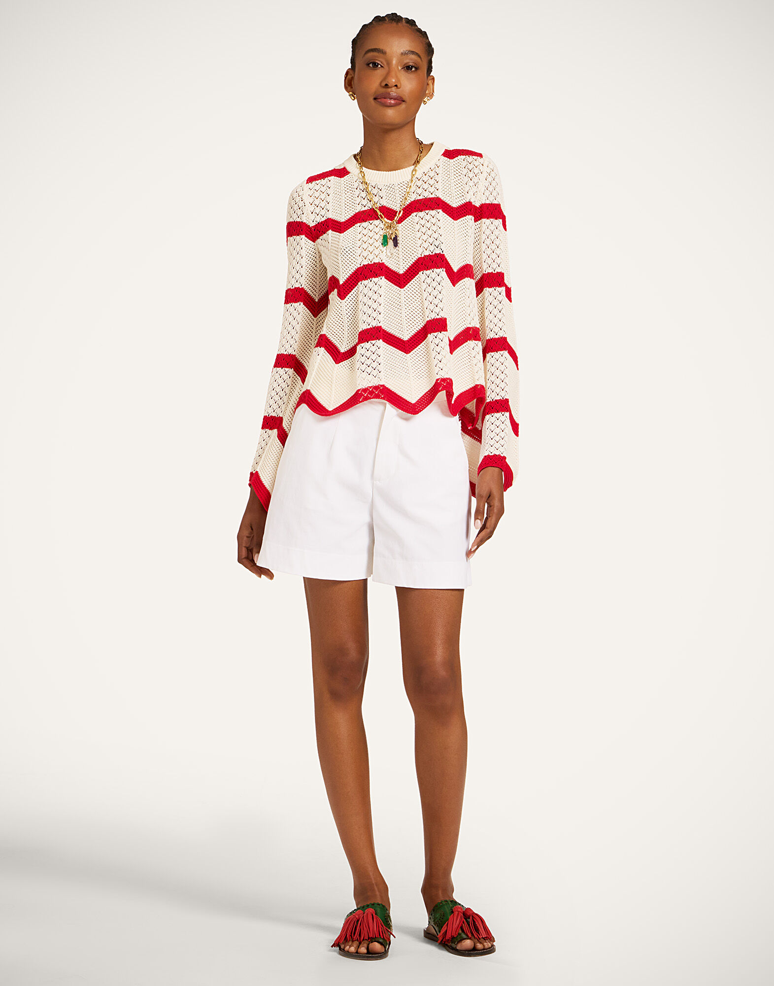 La DoubleJ Good Butt Shorts Solid White TRO0010COT070SOLIDWH01