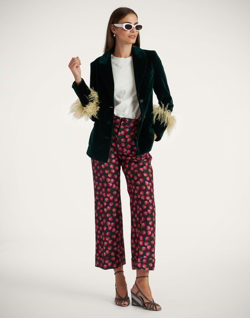 La DoubleJ Keaton Jacket La DoubleJ Keaton Jacket Blue Petrol JAC0073VEL011SOLIDBU05