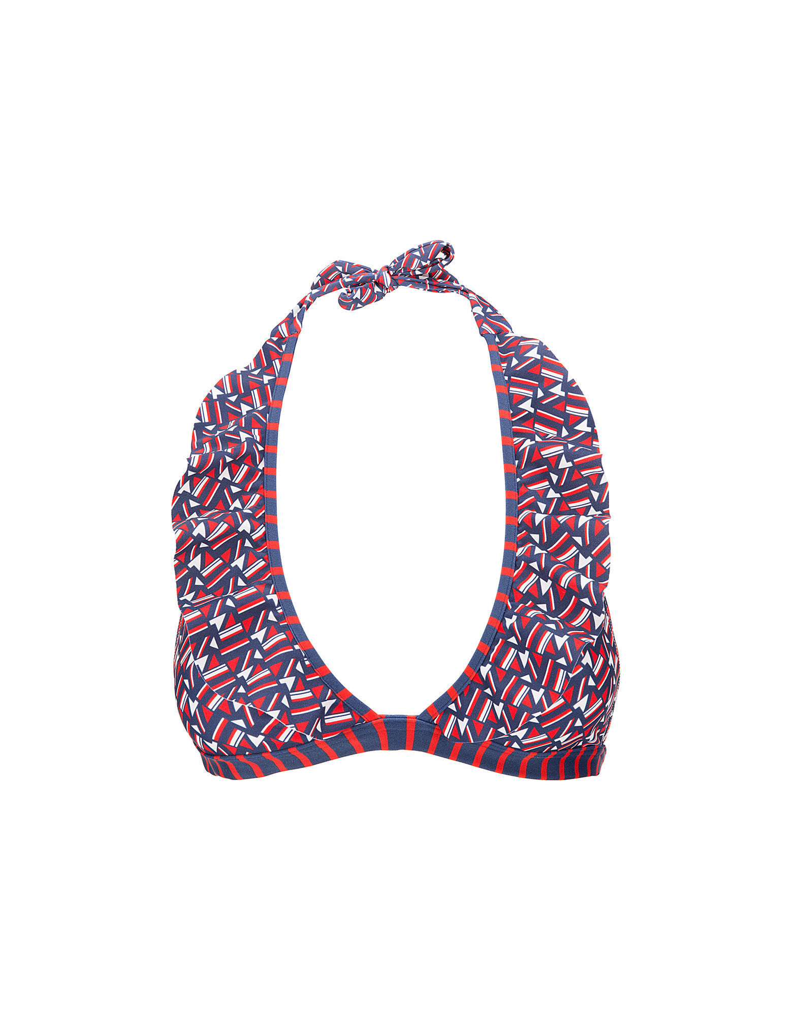 LaDoubleJ Rouches Bikini Top Mikado/Riviera SWI0005LYC001MIK0001