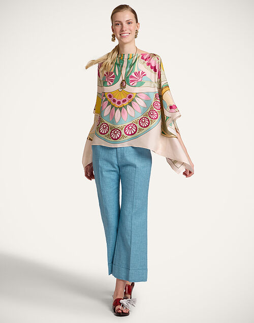 La DoubleJ Hendrix Pants Solid Light Blue TRO0014COT005SOLIDBU01