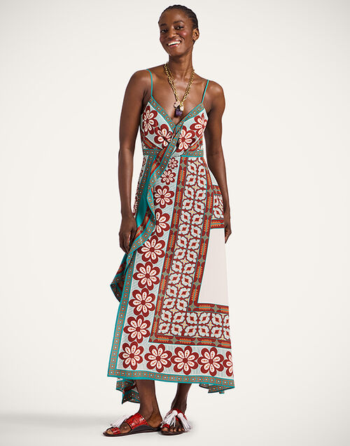 La DoubleJ Turn Around Dress Pagoda Placée Rust DRE0905CRE002PAG01OR04