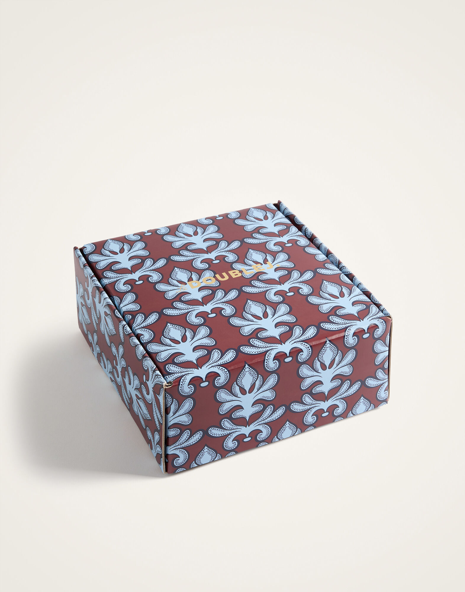 La DoubleJ Incense Holder Leaftrail Light Blue TRI0012CER001LET01BU01