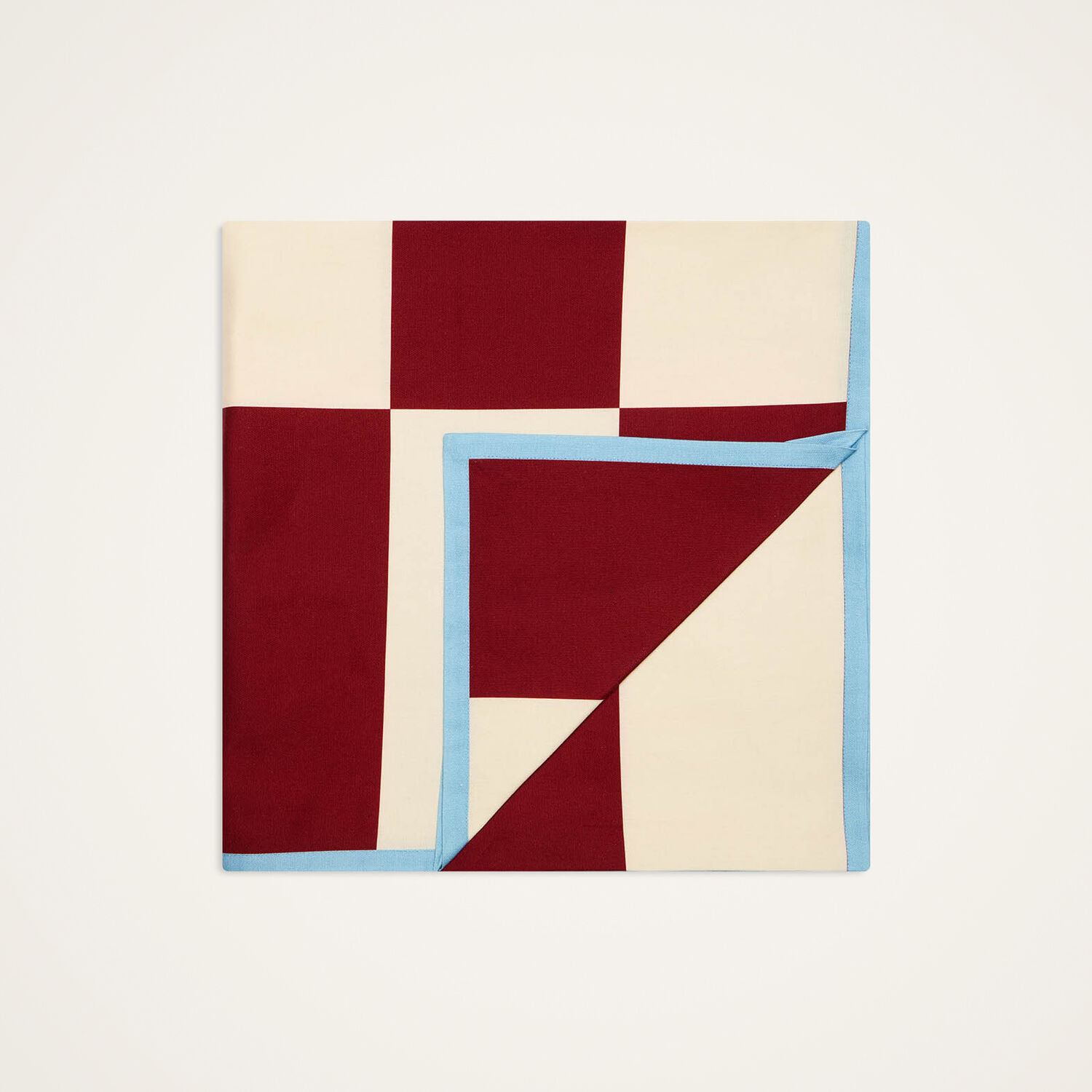 La Doublej Medium Tablecloth In Contrada Bordeaux