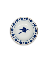 La DoubleJ Soup Plates Set Of 2 Wildbird Blue SOU0002CER001BIR01BU03