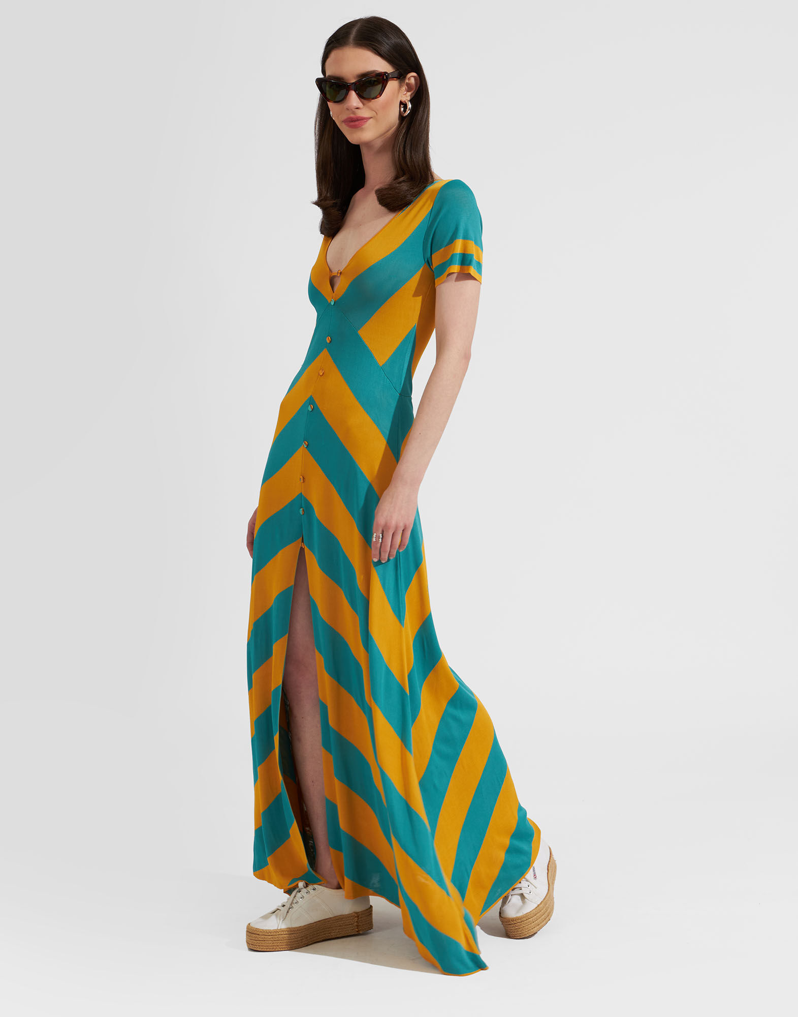 La DoubleJ Eyes Up Here Knit Dress Girasole DRE0568KNI085VA171YE04