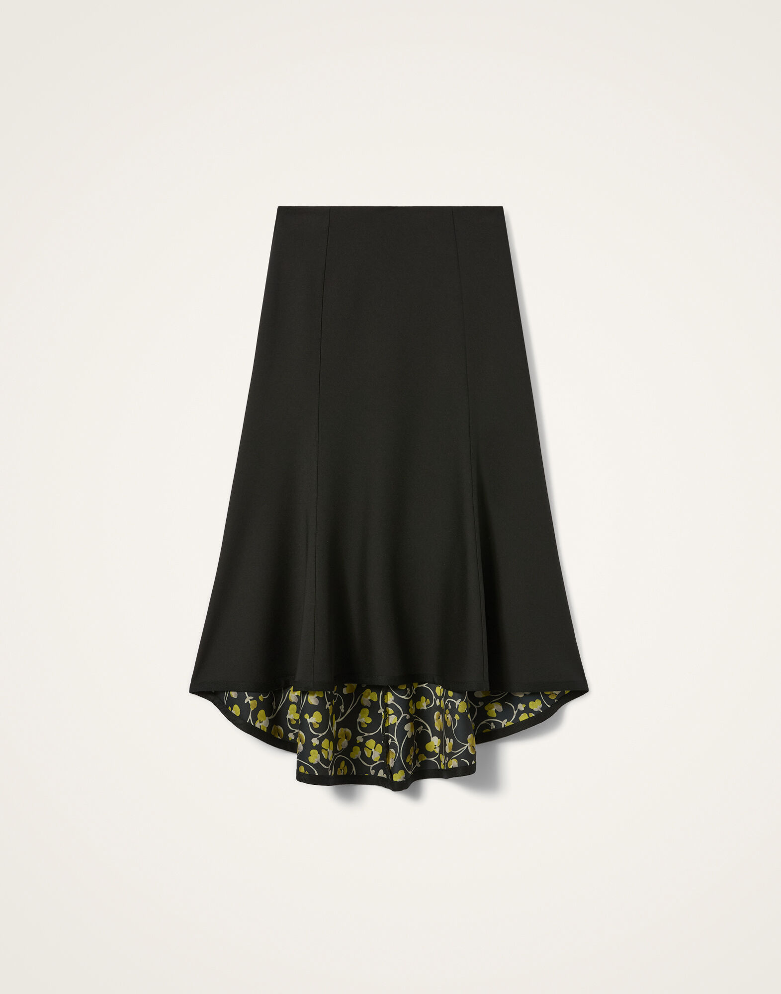 La DoubleJ Good Butt Skirt Solid Black SKI0180JER072SOLIDBL01