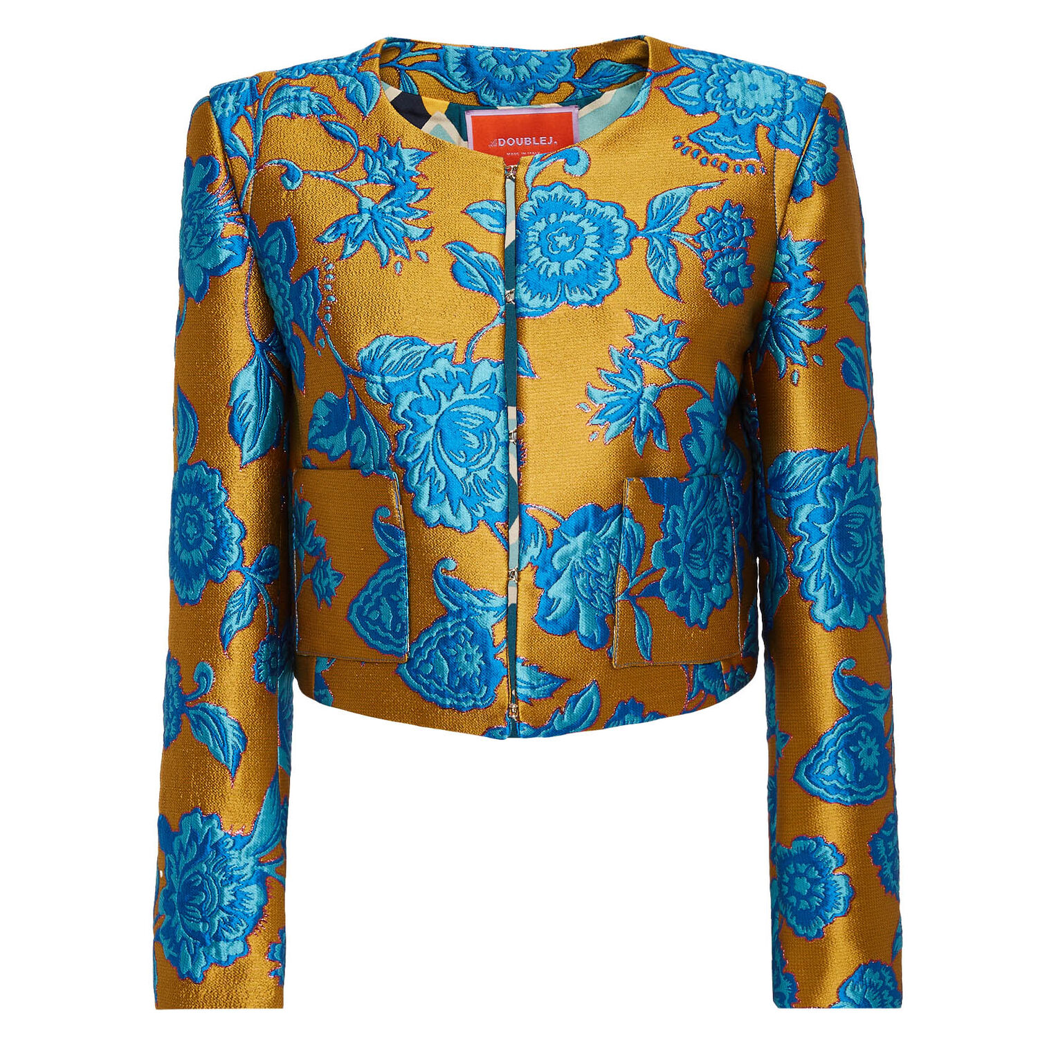 La Doublej Bijoux Jacket In Hottie Turquoise