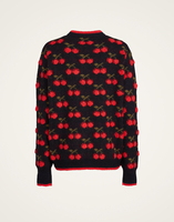 La DoubleJ Cherry Sweater La DoubleJ Cherry Sweater Black / Red PUL0103KNI064VAR0166