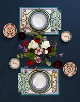La DoubleJ Placemat Set Of 2 La DoubleJ Placemat Set Of 2 Cortile Ivory TBM0001LIN001CRL0010