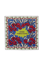 LaDoubleJ Square Scarf (135X135) LaDoubleJ Square Scarf (135X135) Big Blooms SCA0006COS001PFI0001