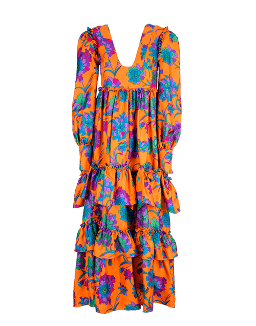 LaDoubleJ Casati Dress Dandelion Arancio DRE0046SIL001DAN0002