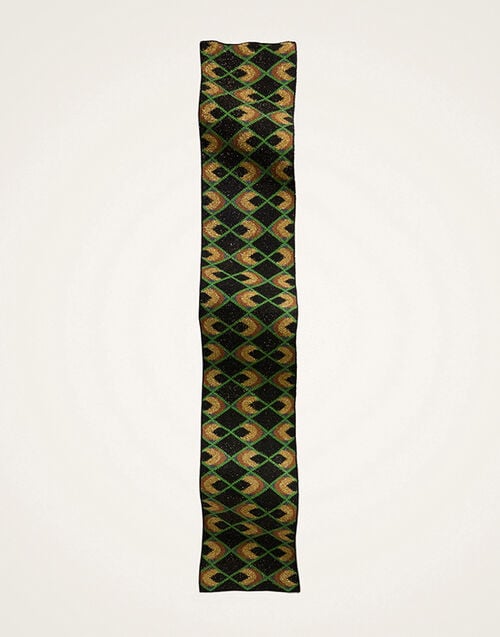 La DoubleJ Half-Light Scarf La DoubleJ Half-Light Scarf Half-Light Black SCA0062KNI132VA305BL01