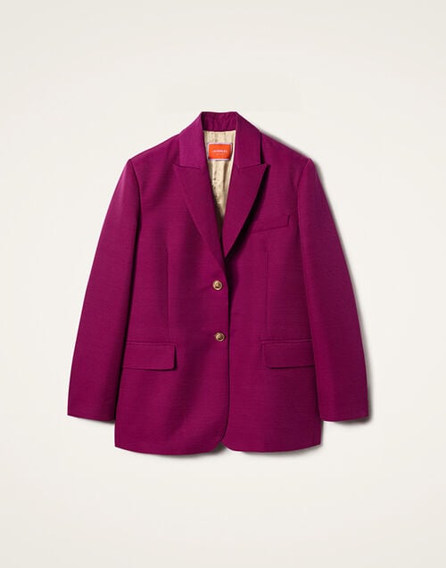 La DoubleJ Jones Jacket Solid Purple JAC0106CAD001SOLIDPU01