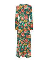 La DoubleJ Long Sleeve Swing Dress Hottie Emerald DRE0184VIS001HOT01GR04