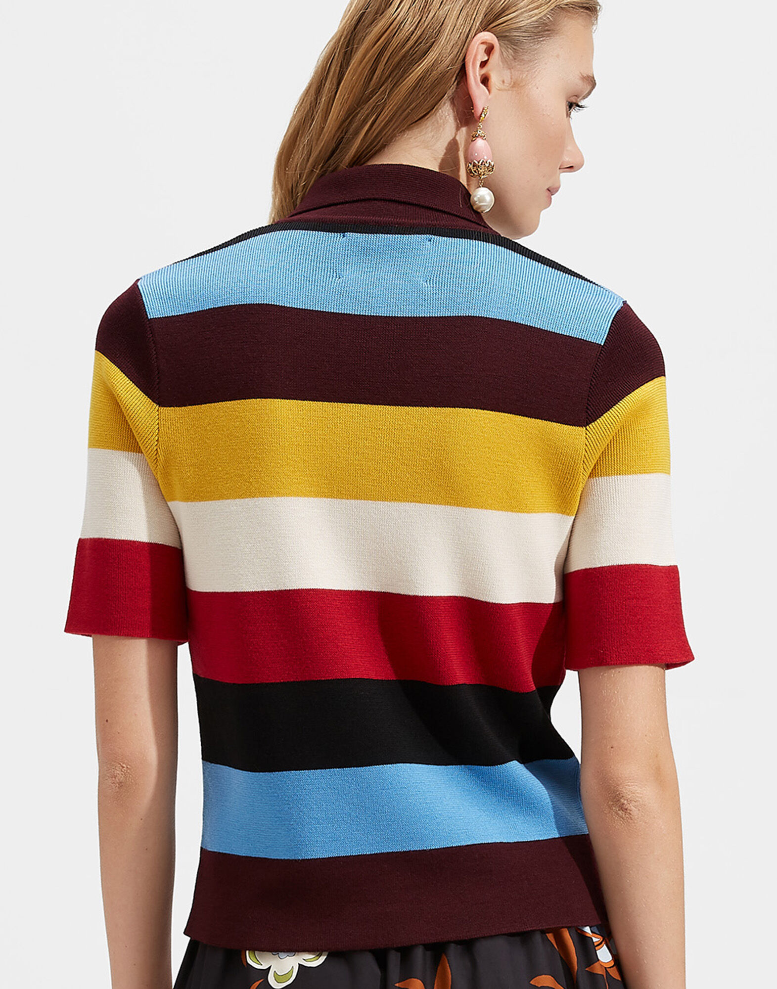 LaDoubleJ Polo Shirt Azzurro Mix PUL0060KNI025VAR0049