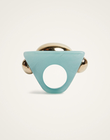 La DoubleJ Hathor Square Ring La DoubleJ Hathor Square Ring Light Blue RIN0003POL005SOLIDBU01