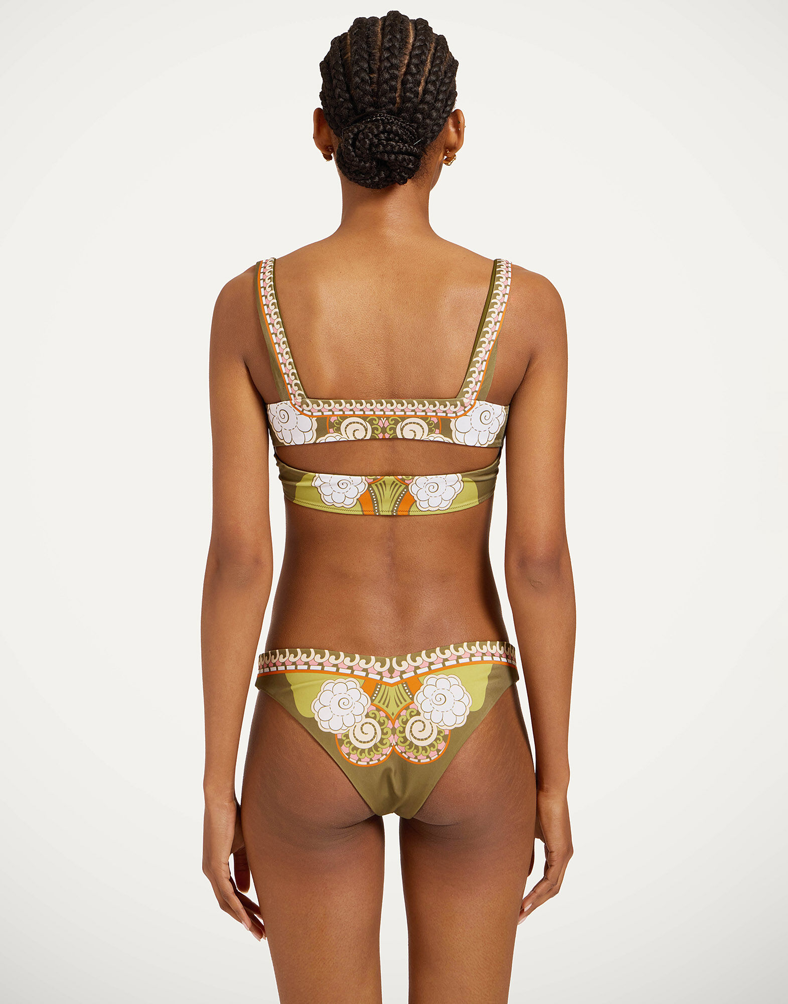 La DoubleJ Pammy Bikini Top Ambrosia Plac&eacute;e Green SWI0106LYC009AMB03GR02