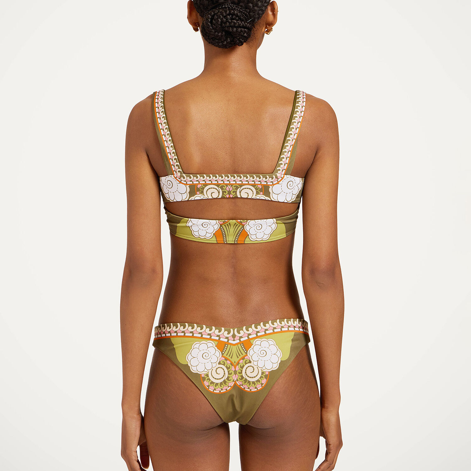  La Doublej Summer 2026 Collection: Vip Early Access Women - Pammy Bikini Top Ambrosia Placée Green Xs 80% Polyamide 20% Elastane 