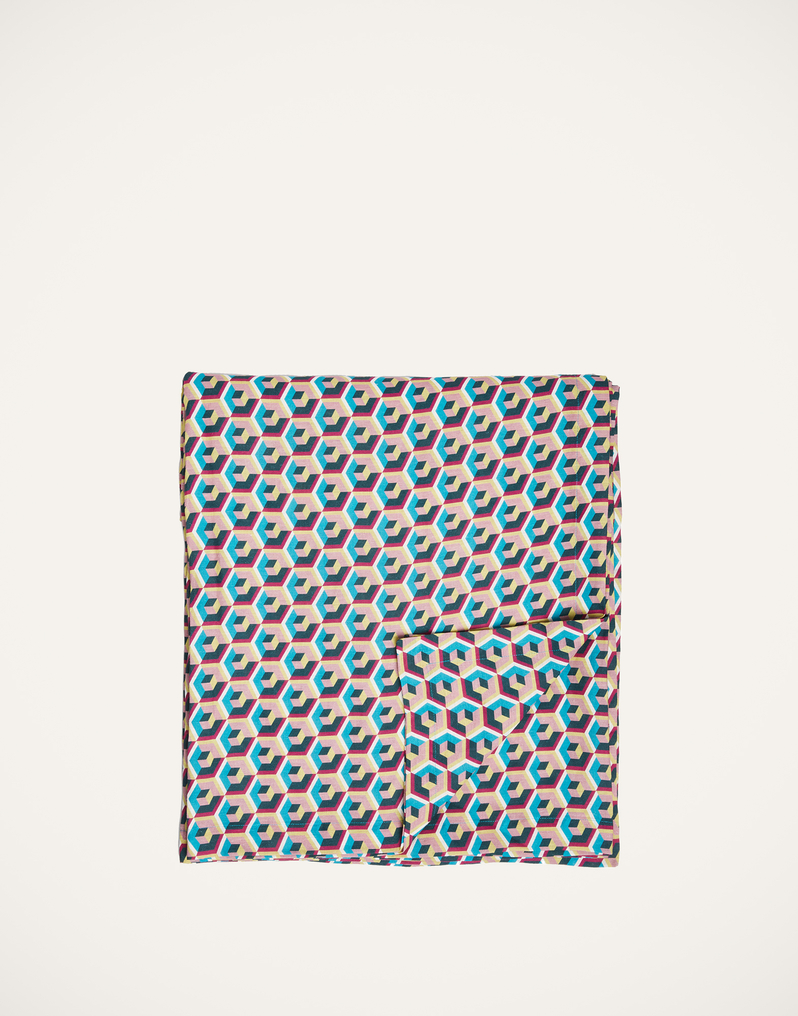 La DoubleJ Editions Small Tablecloth La DoubleJ Editions Small Tablecloth Cubi TBC0001LIN001CUB0003