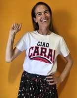 LaDoubleJ Slogan T-shirt LaDoubleJ Slogan T-shirt Ciao Cara SHI0054JER010SLO0010