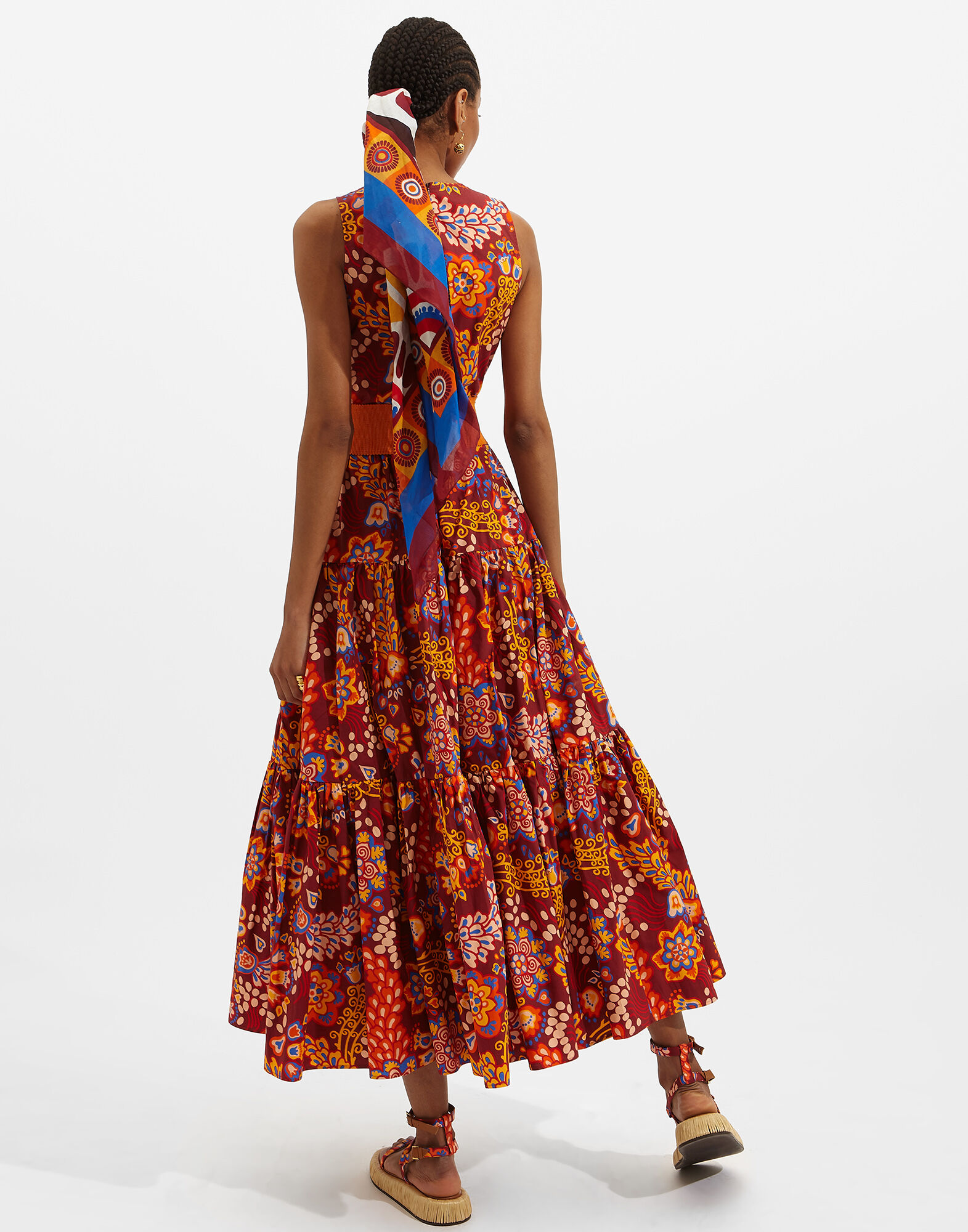 La DoubleJ Sleeveless Big Dress Taranta DRE0185COT001TAR0001