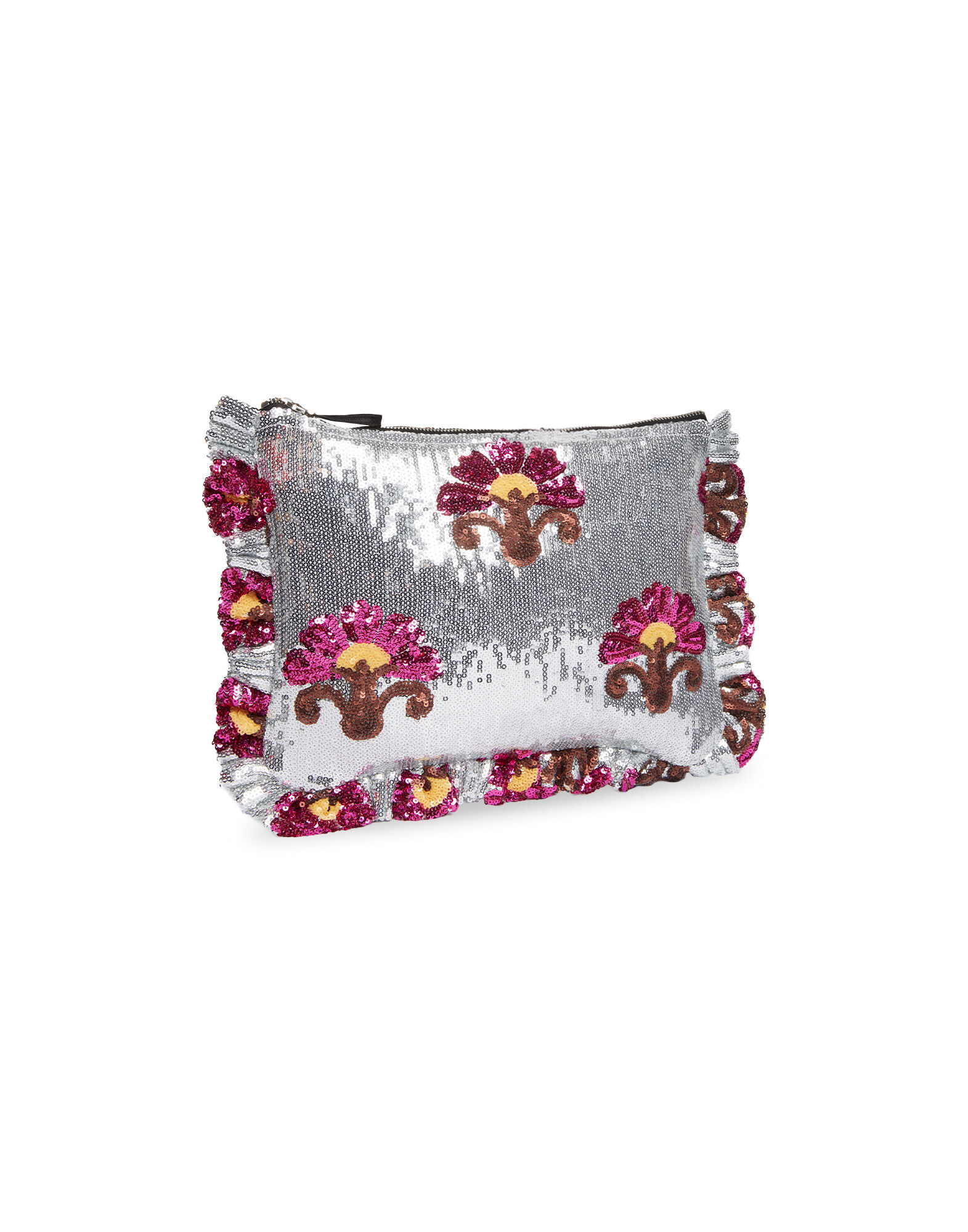 La DoubleJ Hand Pochette Silver BAG0002PAI005TXQ01GY04