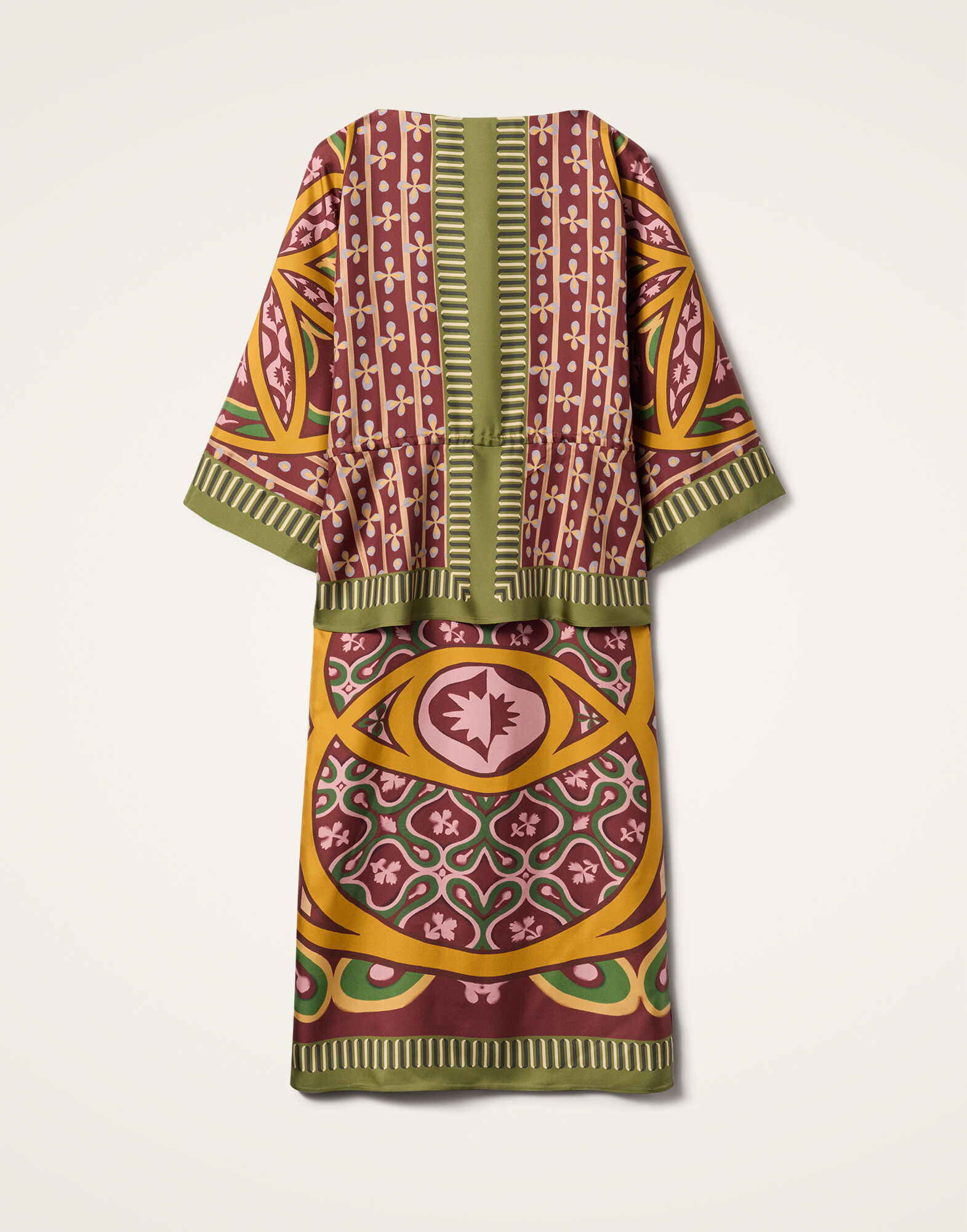 La DoubleJ The Apericena Dress Eclipse Plac&eacute;e Yellow DRE0806SIL006ECL05YE02