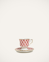 La DoubleJ Espresso Cup & Saucer Set of 2 La DoubleJ Espresso Cup & Saucer Set of 2 Cubi Rosso DIS0007CER001CUB0005