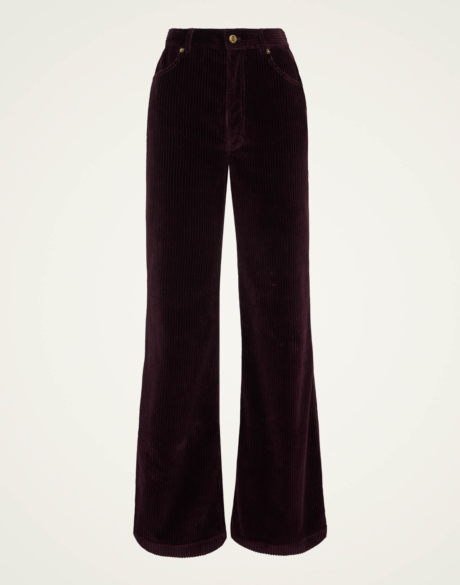 La DoubleJ The Flare Pants Solid Purple TRO0140VEL013SOLIDPU01