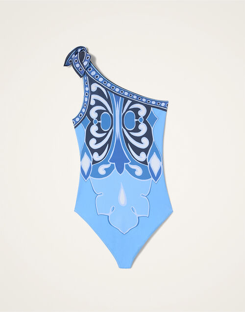 La DoubleJ Goddess Suit Cocoon Plac&eacute;e Blue SWI0058LYC009COC02BU03