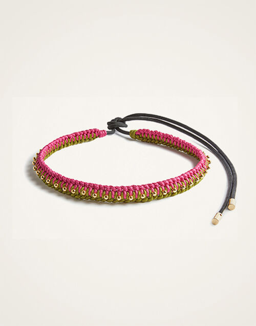 La DoubleJ Better Together Belt Bicolor Pink & Green BEL0011ROP001VA358RE04