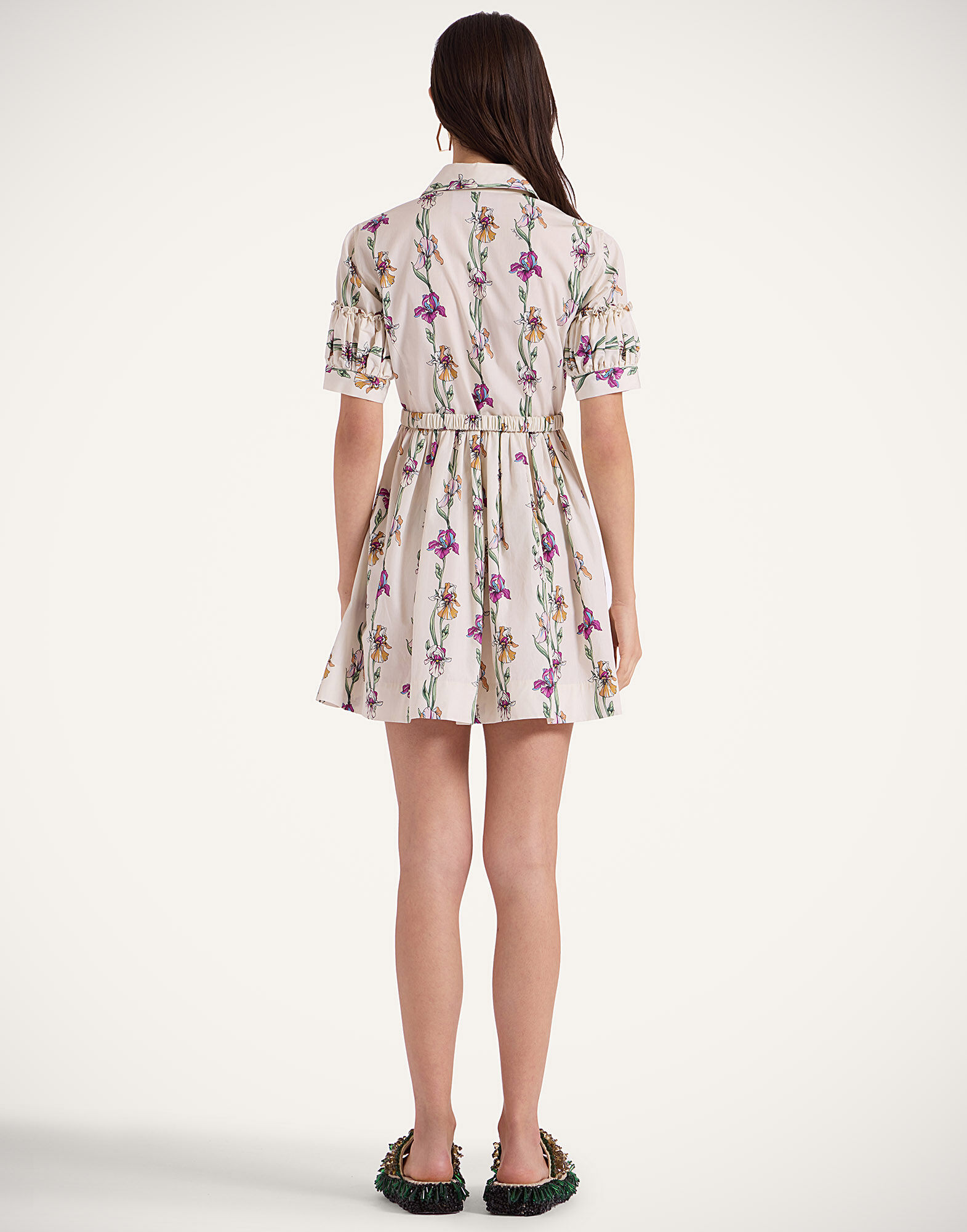 La DoubleJ Mini Libertine Dress Mini Iris Ivory DRE0846COT039IRS02WH04