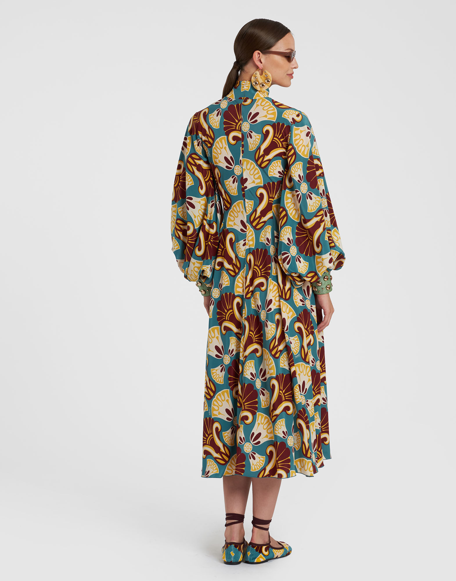 La DoubleJ Medici Dress Dendera Light Blue DRE0554CRE001DEN01BU01