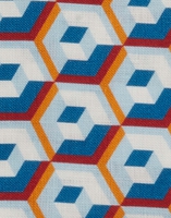 La DoubleJ Large Napkins Set Of 2 La DoubleJ Large Napkins Set Of 2 Cubi Blu NAP0006LIN001CUB0004