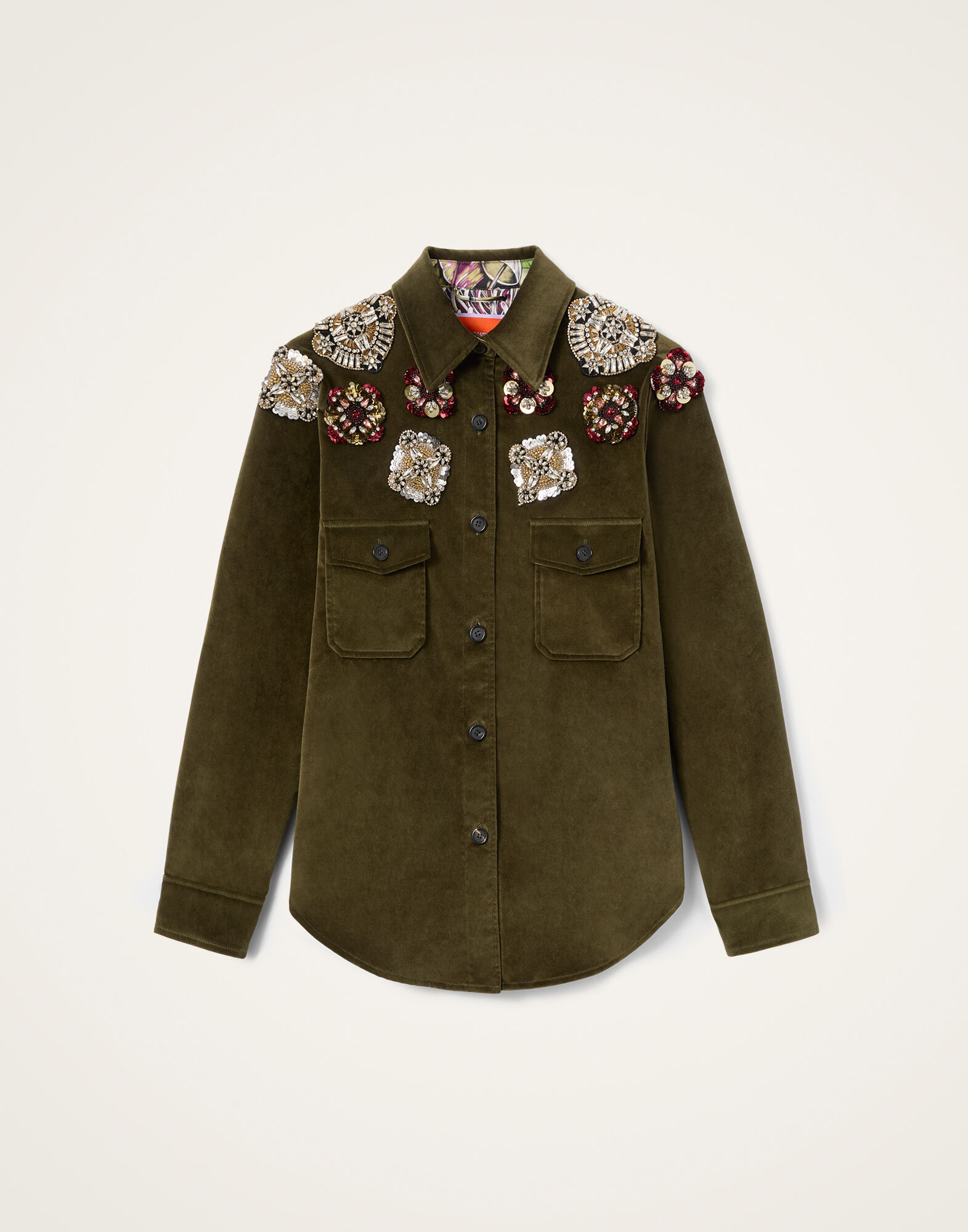 La DoubleJ Better Than Your Boyfriend's Jacket Solid Moss Green JAC0156VEL011SOLIDGR14