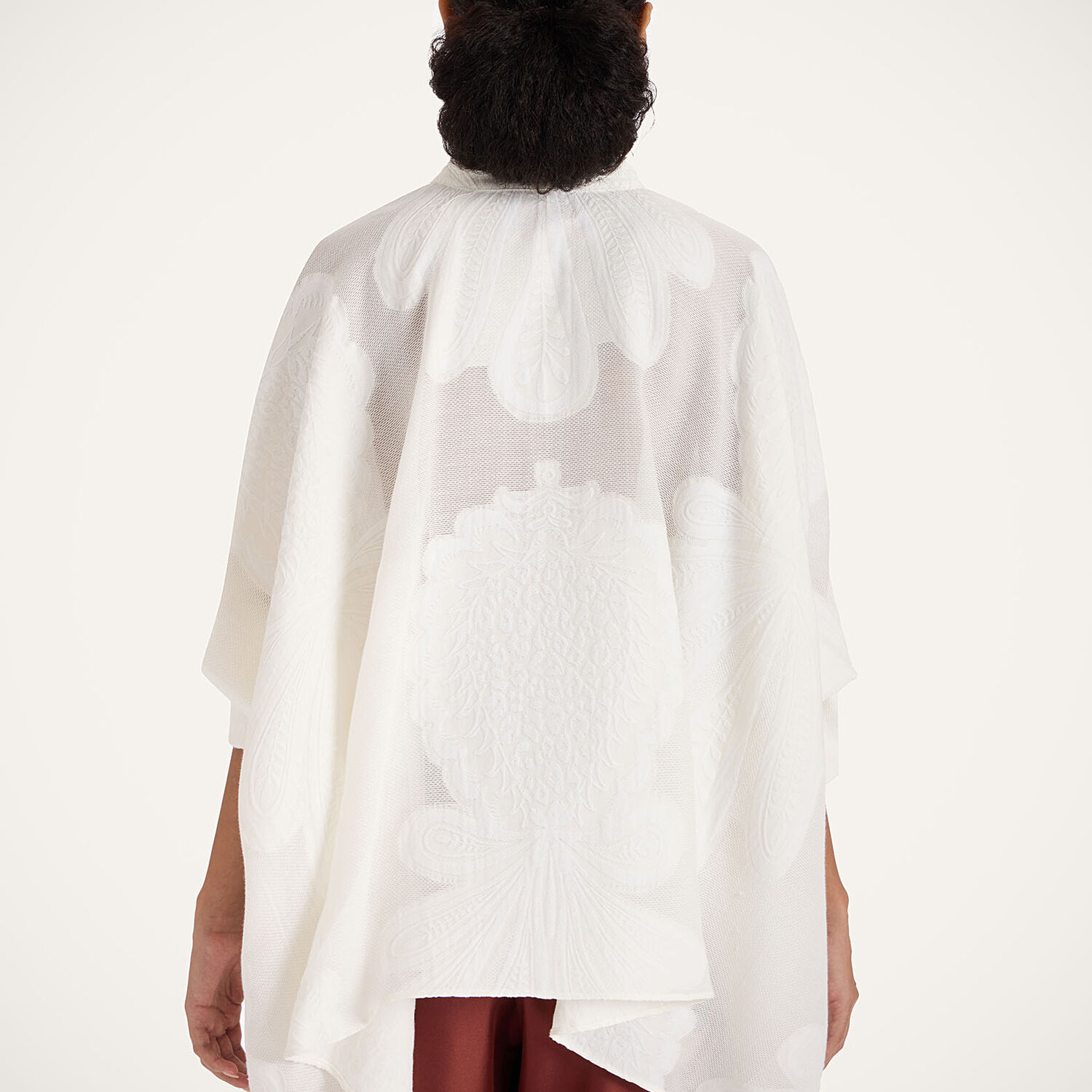 La Doublej Foulard Shirt In Pineapple Lace