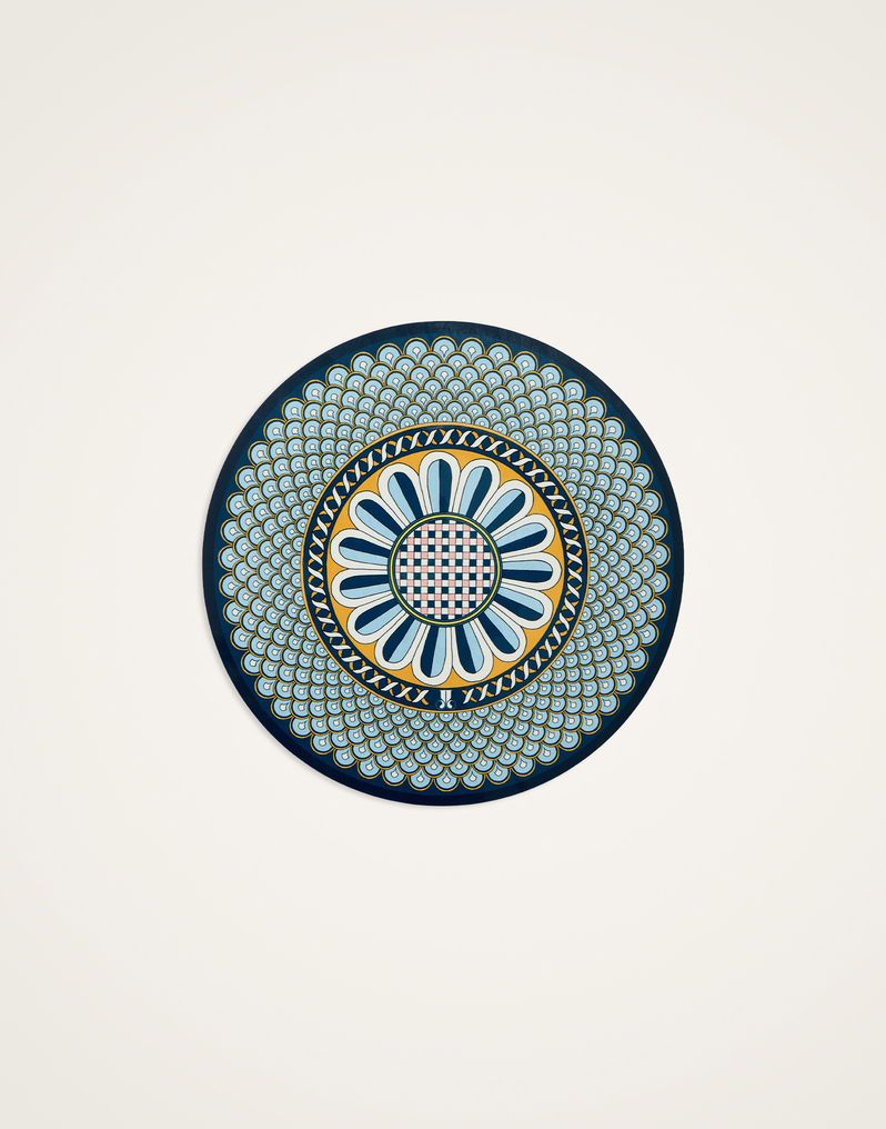 La DoubleJ Disk Placemats Set Of 2 La DoubleJ Disk Placemats Set Of 2 Napoli Midnight Blue PMT0032CRK001NAP04BU04