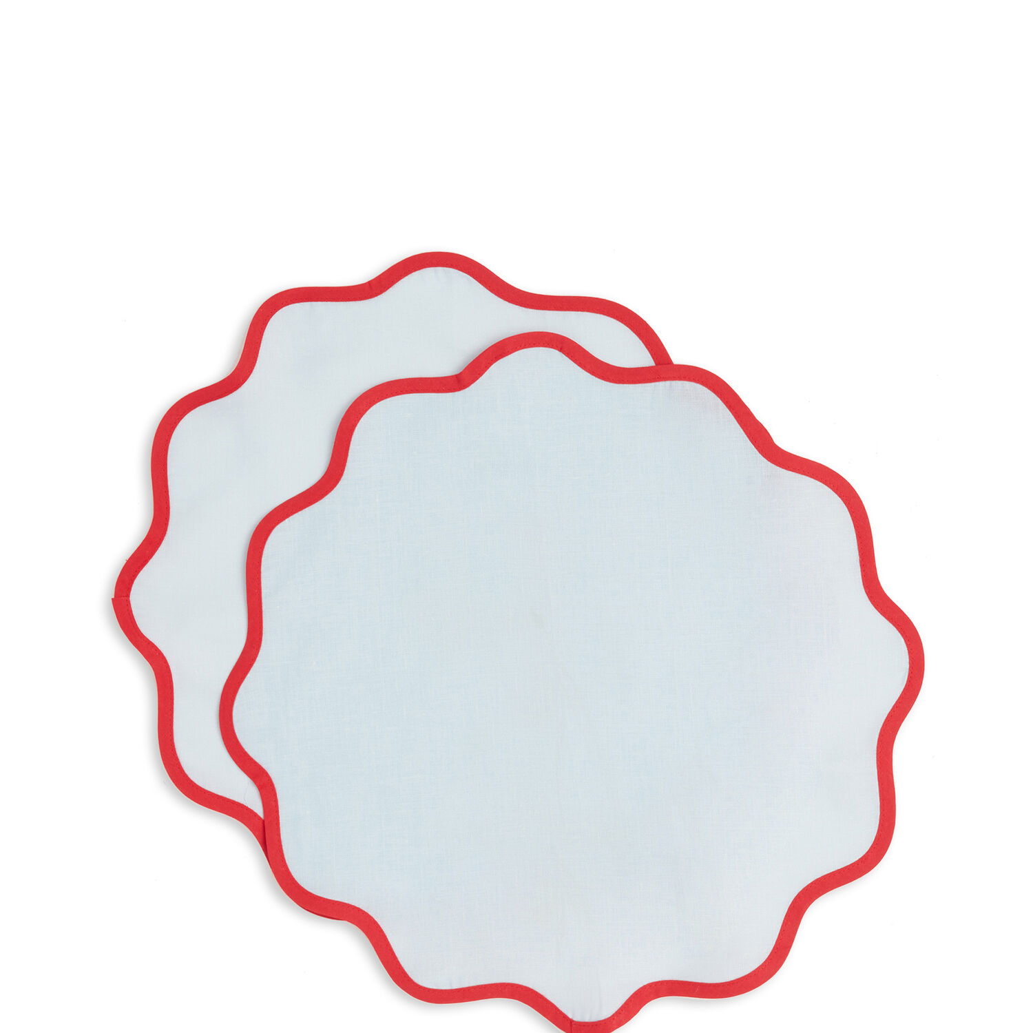 La Doublej Cloud Tablemat Set Of 2 In Rainbow Celeste