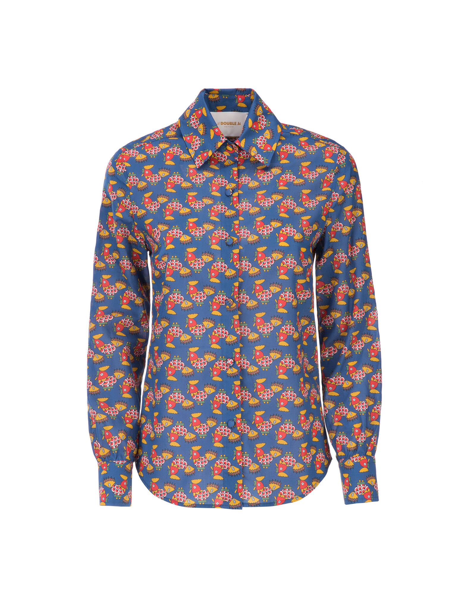 LaDoubleJ Voile Shirt Galletti Blu SHI0007COT003GAL0003