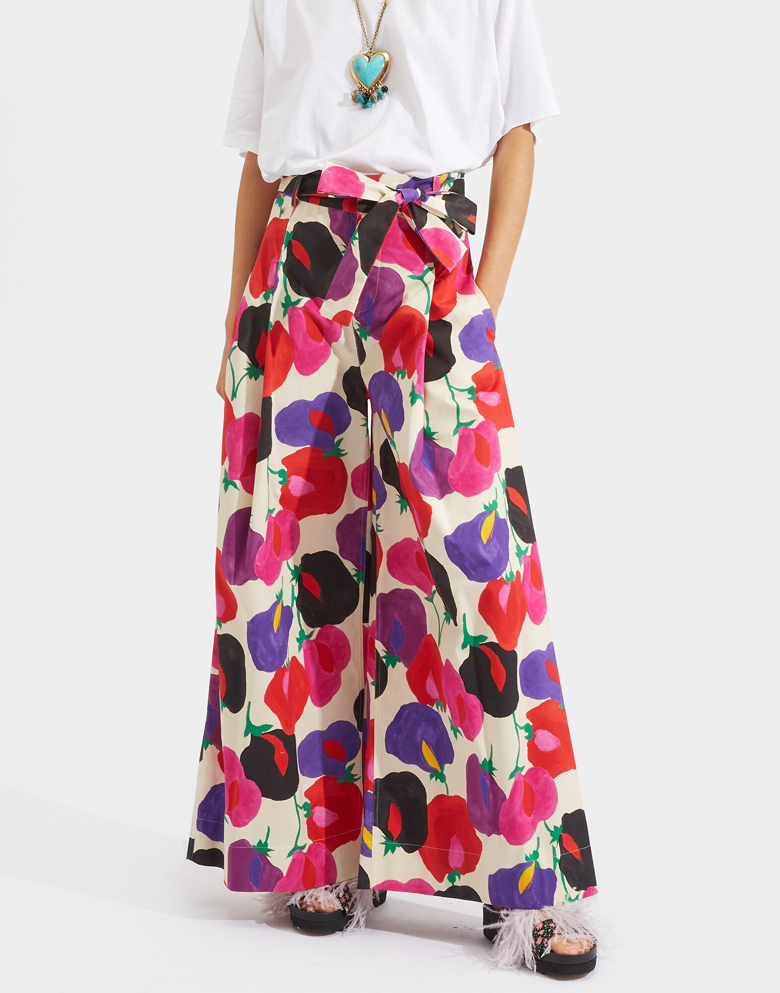 LaDoubleJ Balloon Pants Poppy TRO0012COT006POP0001