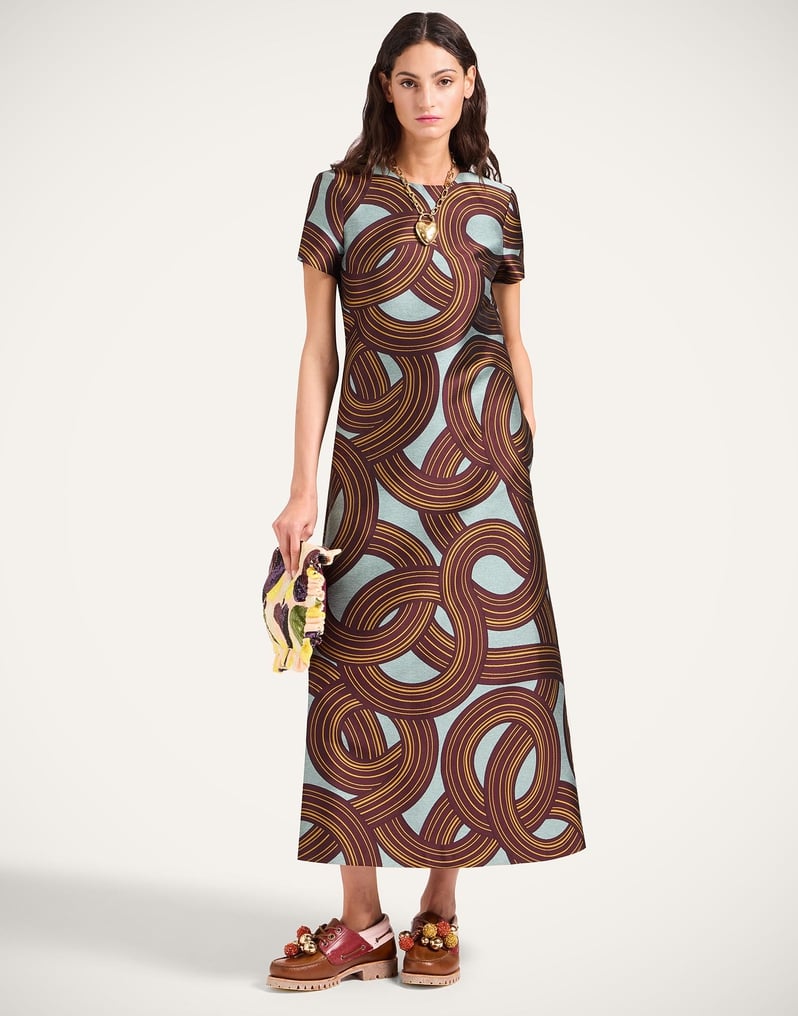 La DoubleJ Swing Dress La DoubleJ Swing Dress Montecarlo Dusty Blue DRE0001JCQ097MTC02BU13