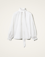 La DoubleJ Cerere Blouse La DoubleJ Cerere Blouse Solid White SHI0120COT064SOLIDWH01