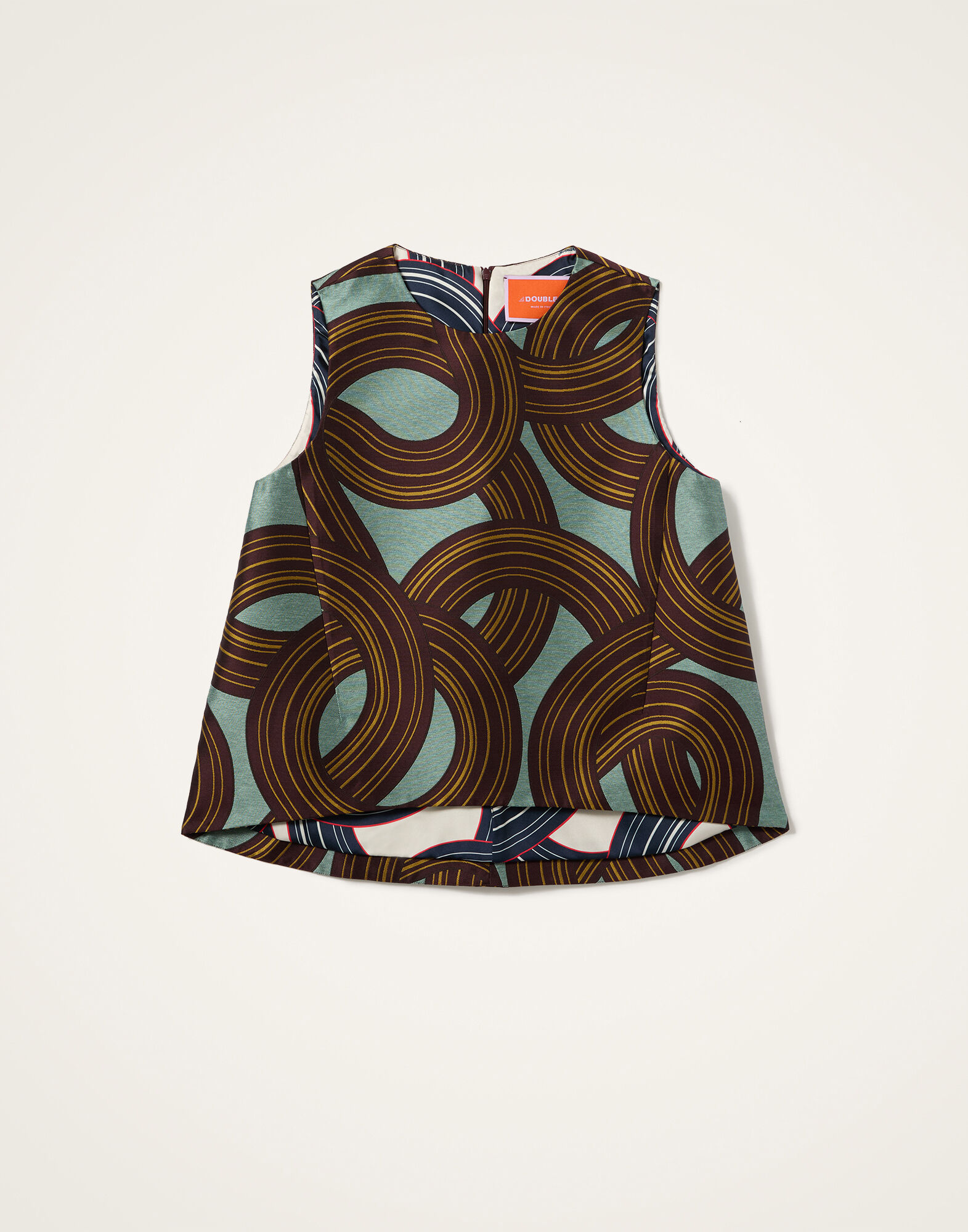 La DoubleJ La Scala Top Montecarlo Dusty Blue TOP0016JCQ097MTC02BU13