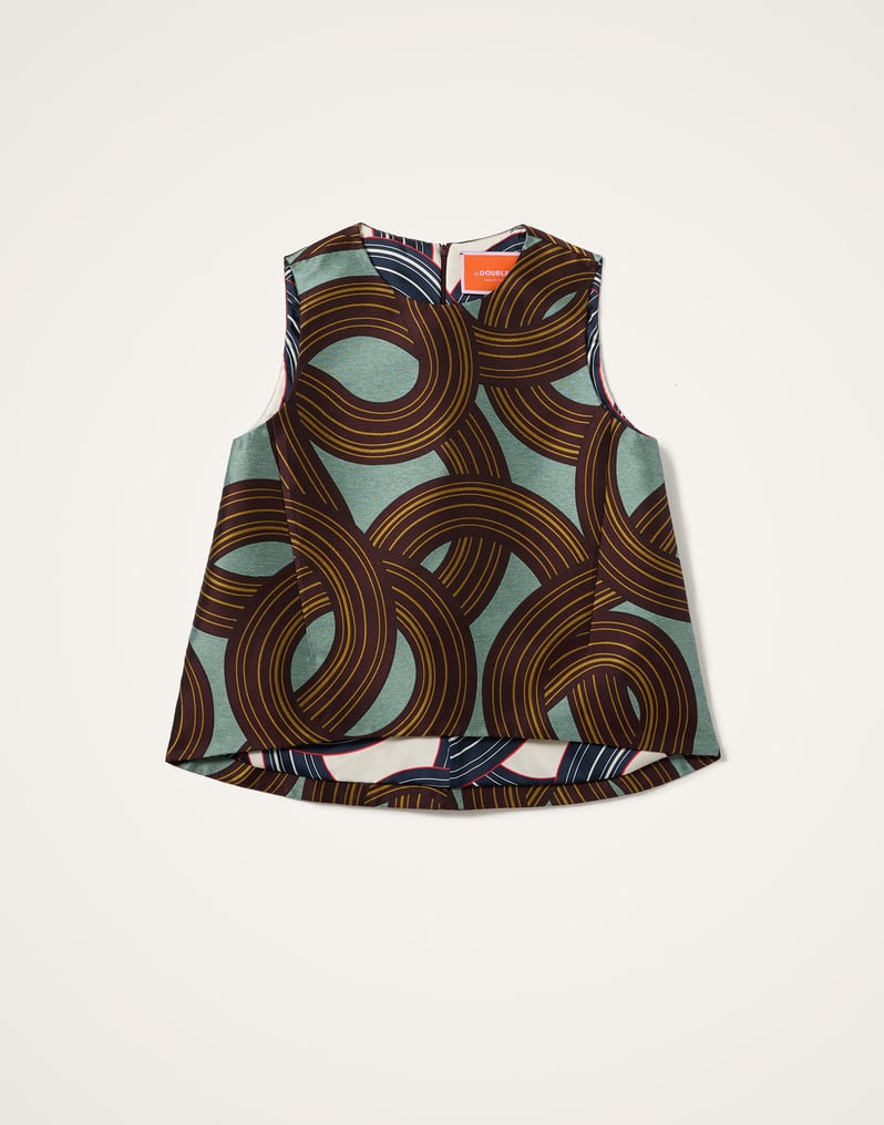 La DoubleJ La Scala Top La DoubleJ La Scala Top Montecarlo Dusty Blue TOP0016JCQ097MTC02BU13