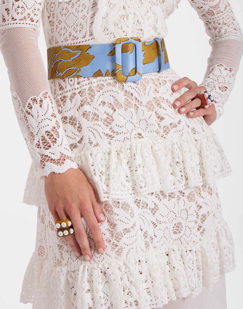 La DoubleJ Medium Belt Tangle Light Blue BEL0007FOD001TAN01BU01