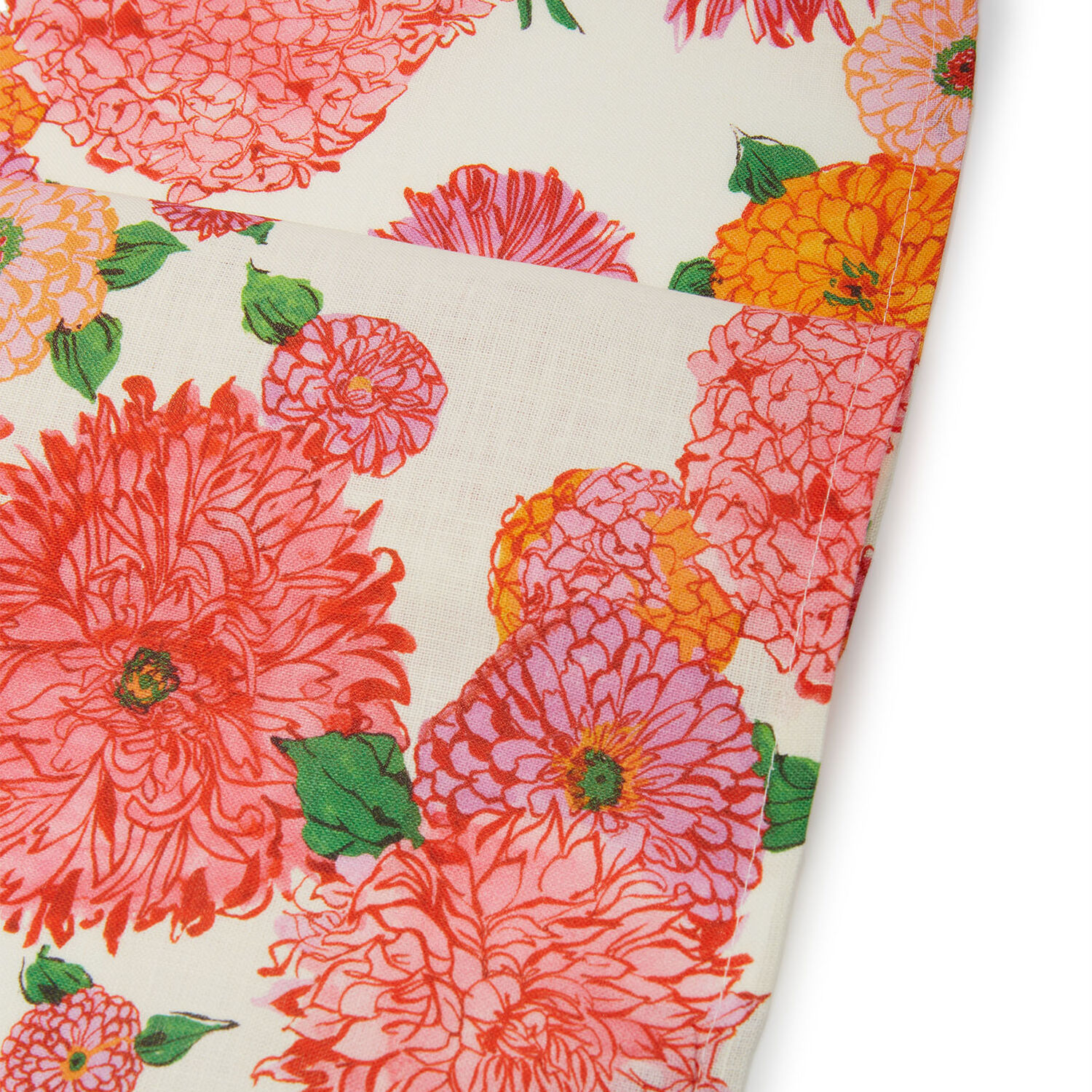 La Doublej Dinner Napkins Set Of 2 In Bright Blooms Small