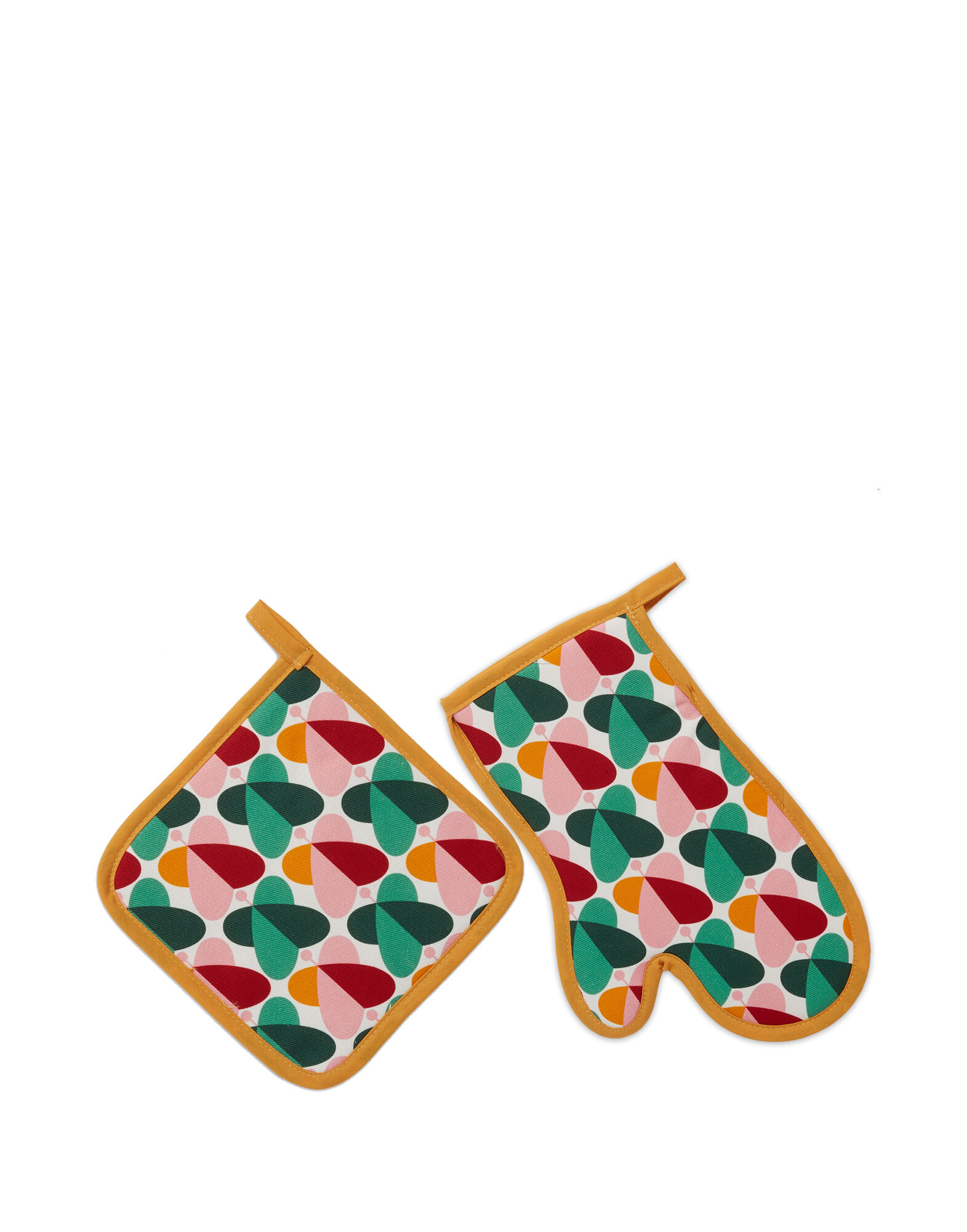 La DoubleJ Oven Glove & Pot Holder Farfalle PRE0001COT018FAR0006