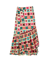 LaDoubleJ Wrap Skirt Groovy Dot Giallo SKI0049COT020GRO0003